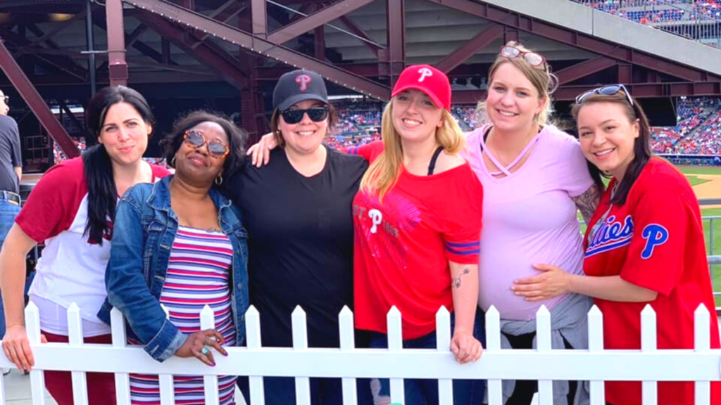 Client Success & Fulfillment team at the Phillies Game